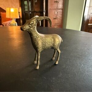 Brass Goat Figurine